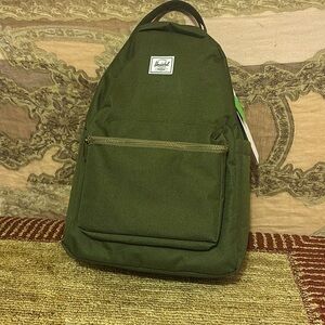 Brand new Herschel backpack. Olive green